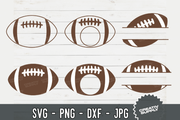 Download Football Svg Football Frames Split Name - Premium Resources