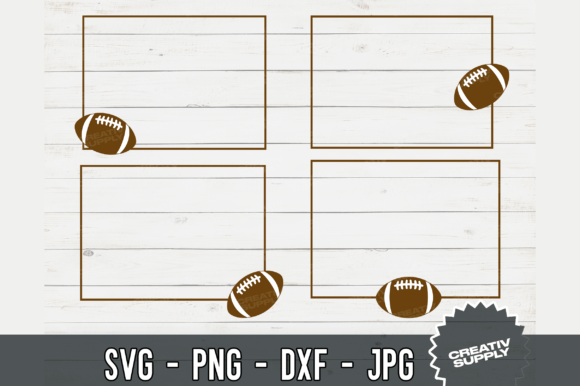 Download Football Svg Football Frame Split Svgs - Premium Resources