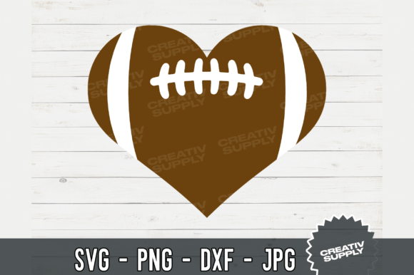 Download Football Heart Svg Png Heart Football - Premium Resources